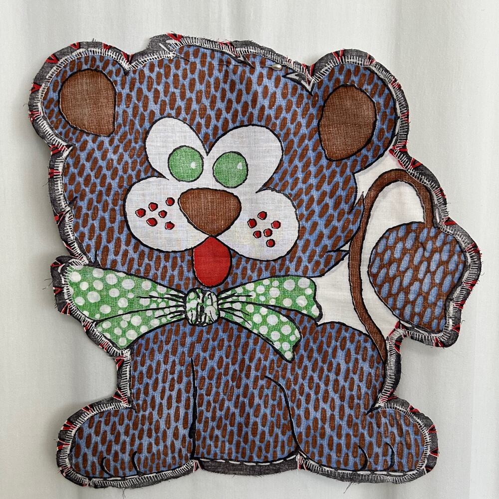 Vintage Baby Cheetah Plush Unfinished Project HTF